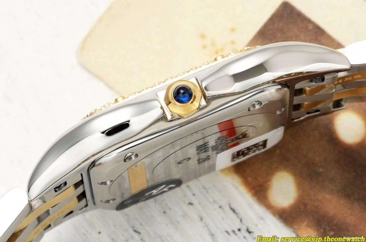 Ladies Quartz Panthere Secrete Dia De Gold SS Dial Brown AF 27mm YG 0103